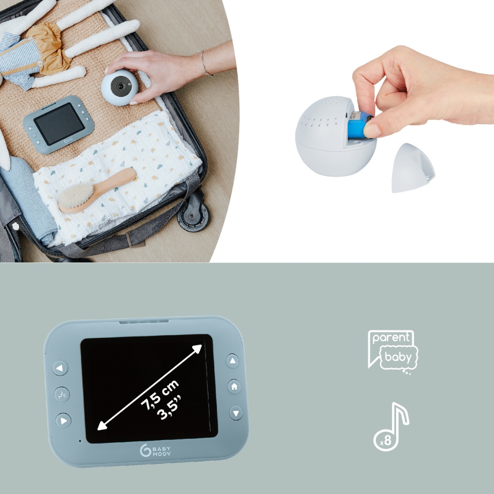 Babyphone avec caméra sans fil Yoo Roll (Babymoov) - Image 4