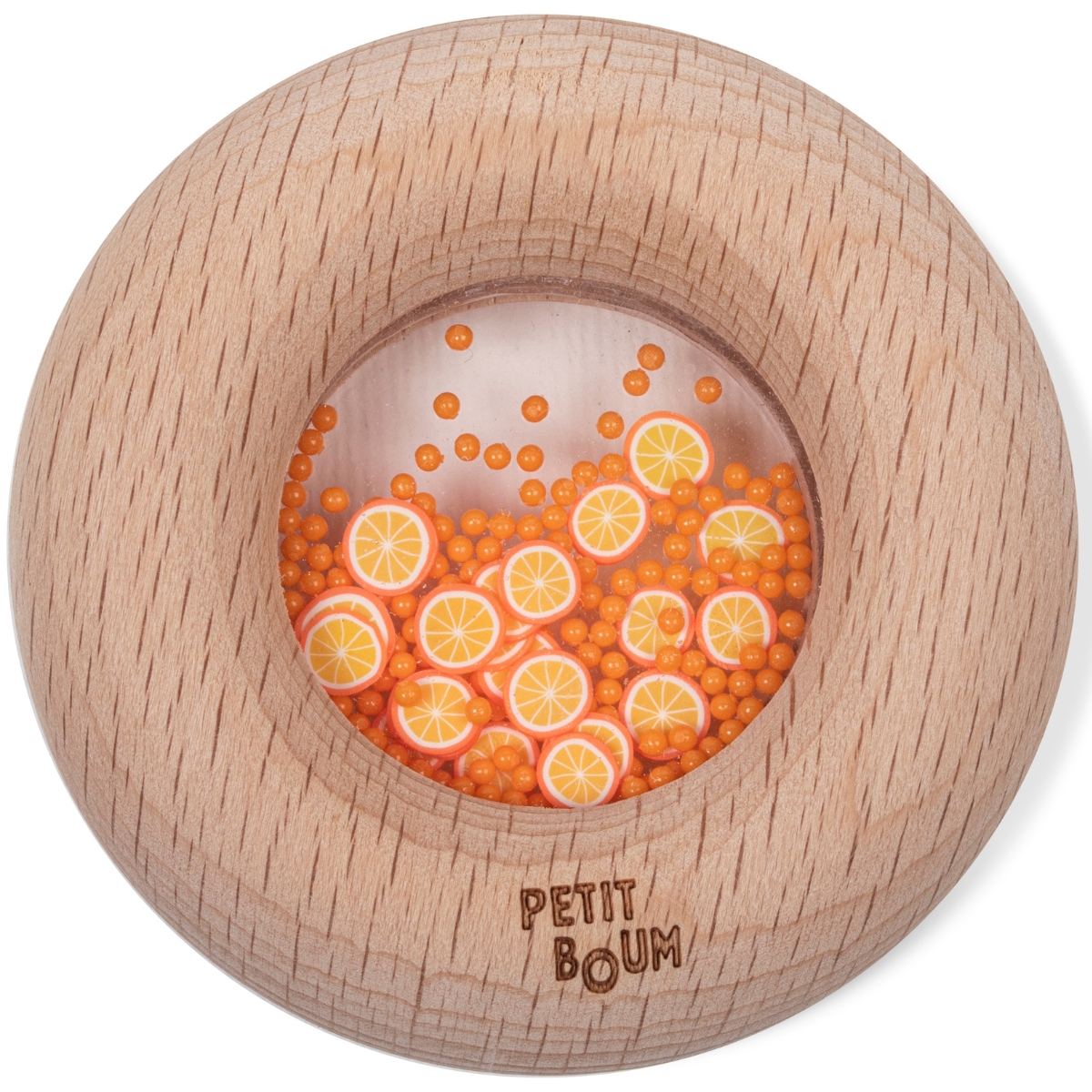 Hochet sensoriel Sensory Donut oranges