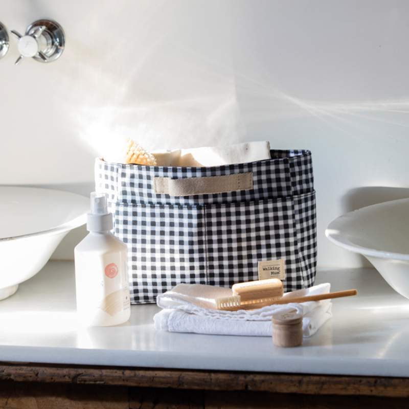 Trousse de toilette I Love Vichy noir (Walking Mum) - Image 5