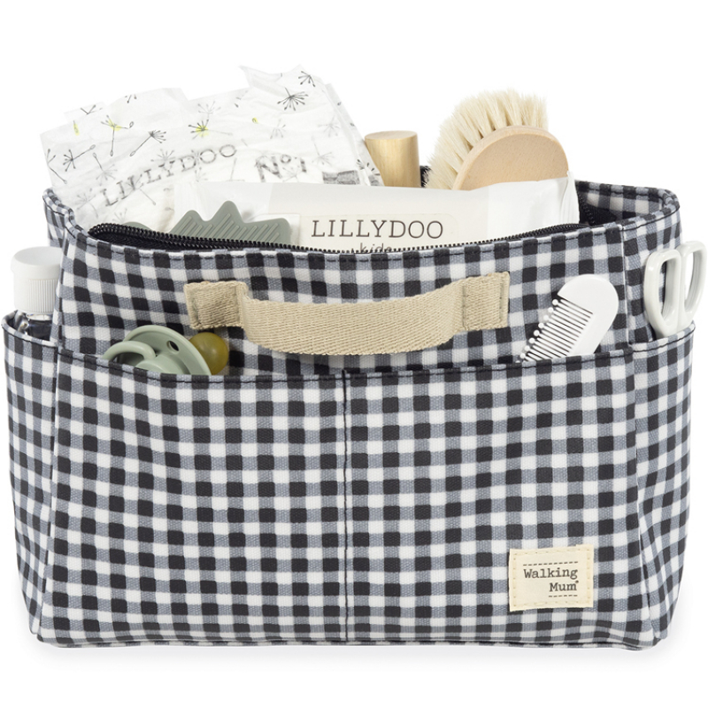 Trousse de toilette I Love Vichy noir (Walking Mum) - Image 4