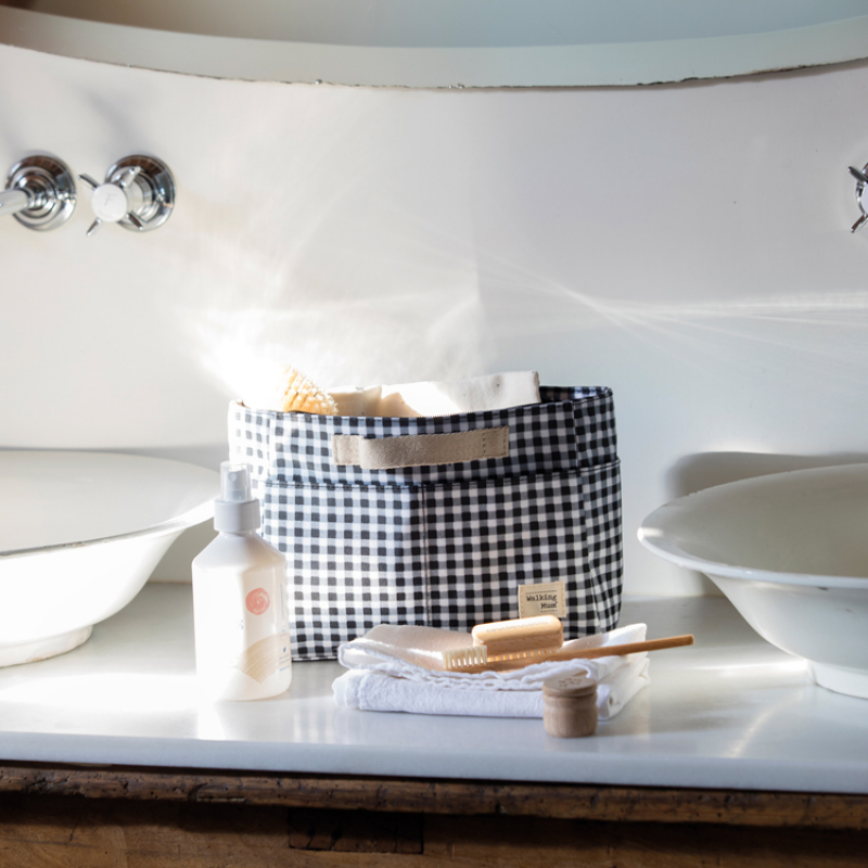 Trousse de toilette I Love Vichy noir (Walking Mum) - Image 4