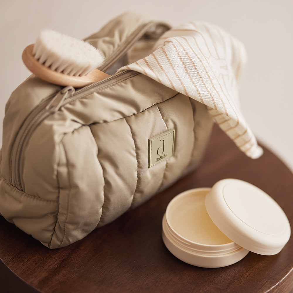 Trousse de toilette Puffed Olive Green (Jollein) - Image 2