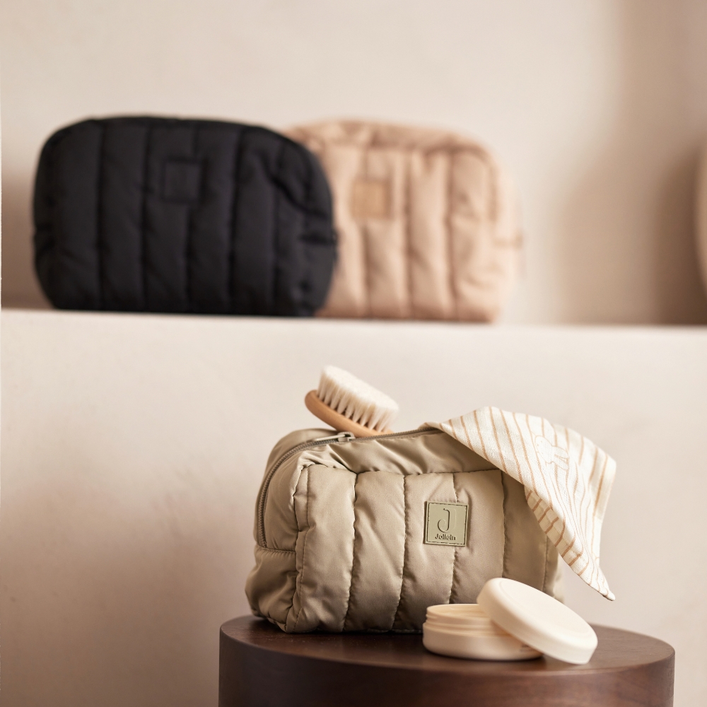 Trousse de toilette Puffed Olive Green (Jollein) - Image 5