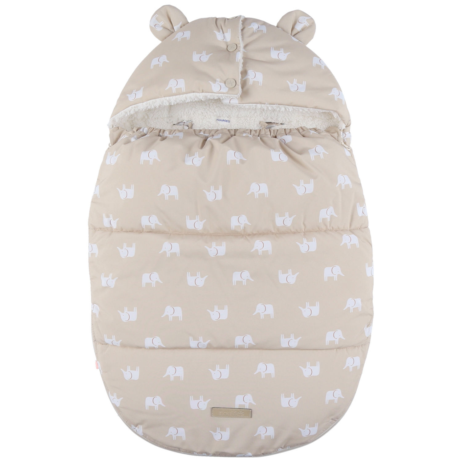 Noukie's - Chancelière déperlante en sherpa beige