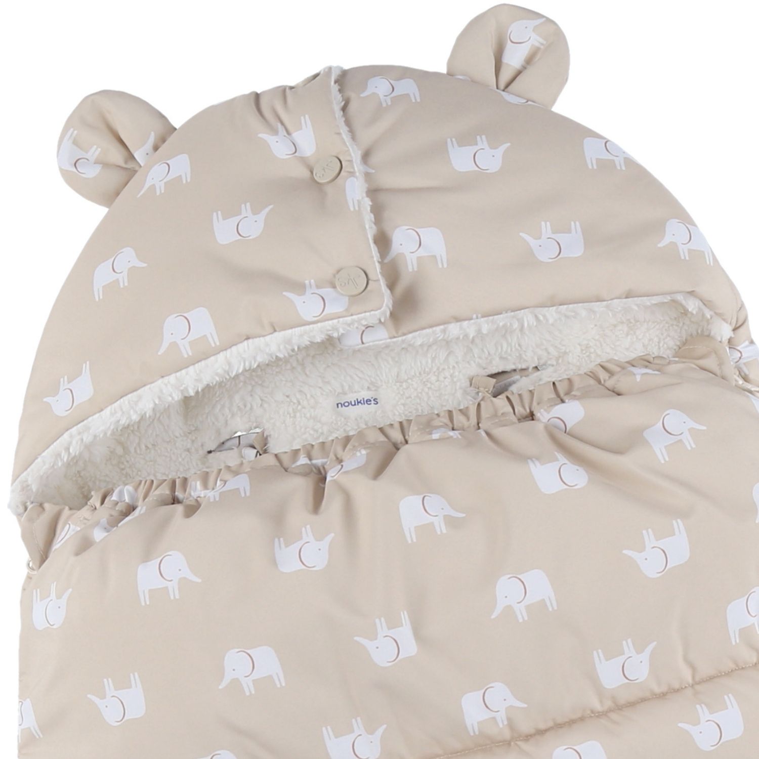 Chancelière déperlante en sherpa beige (Noukie's) - Image 2