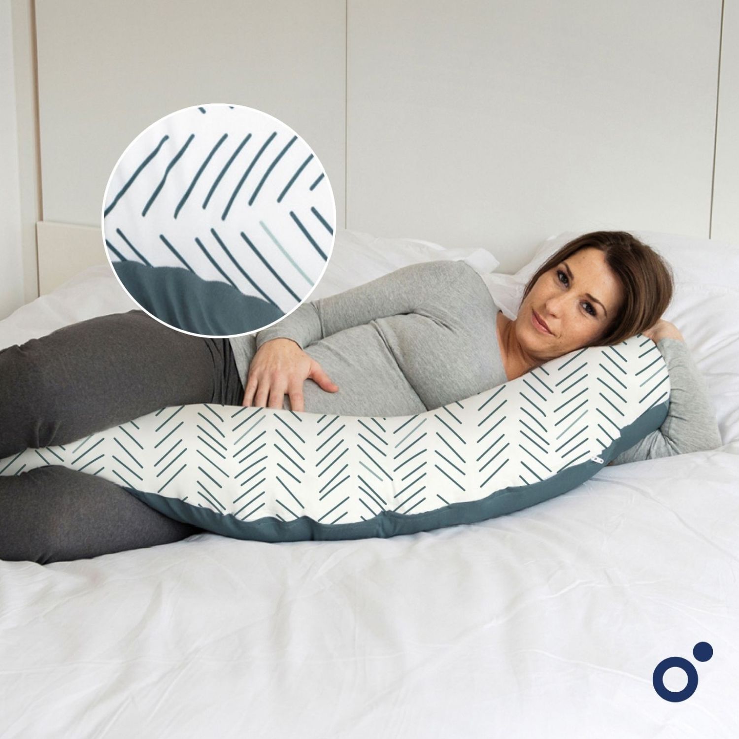 Coussin de maternité Doomoo Ethnic petrol (Doomoo) - Image 1