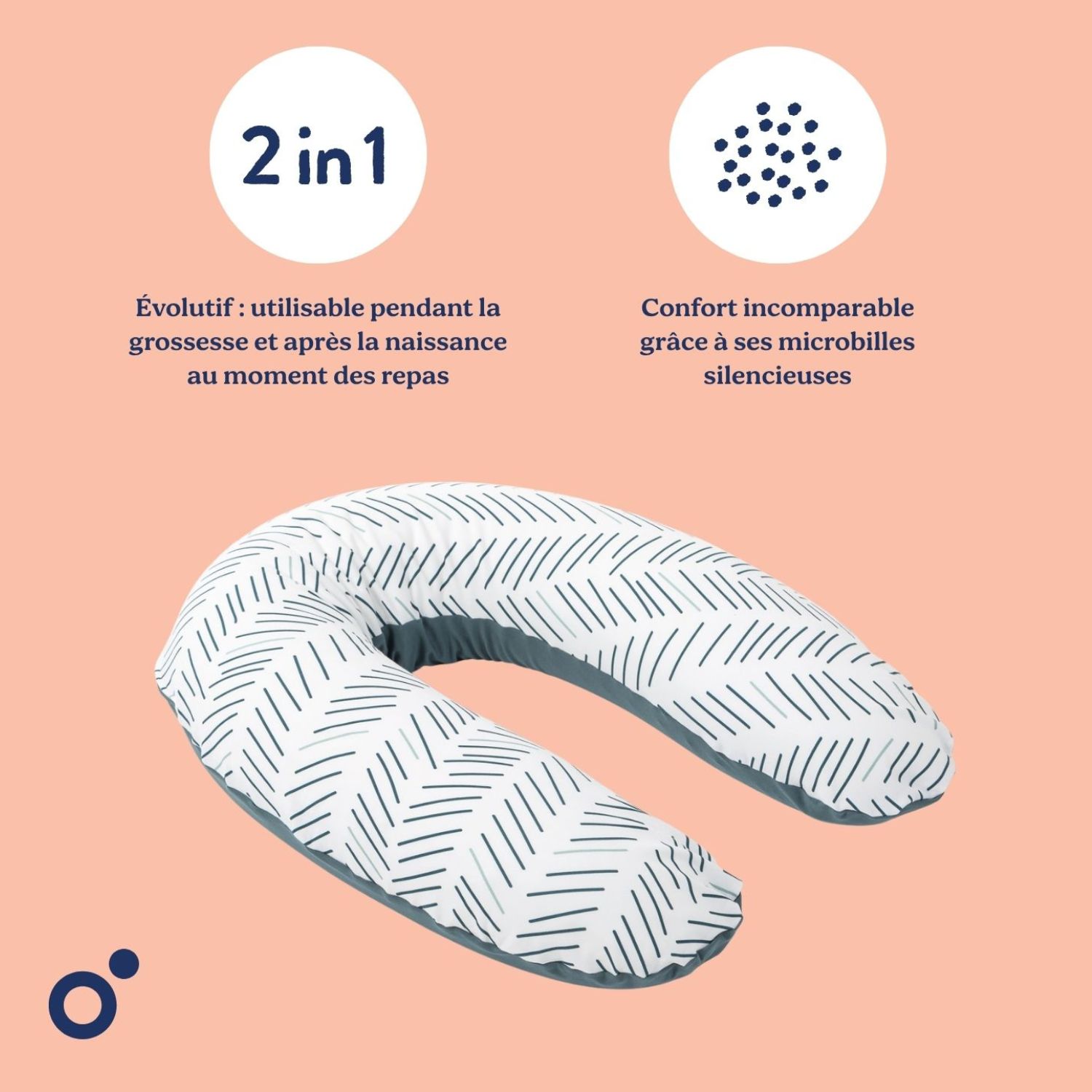 Coussin de maternité Doomoo Ethnic petrol (Doomoo) - Image 7