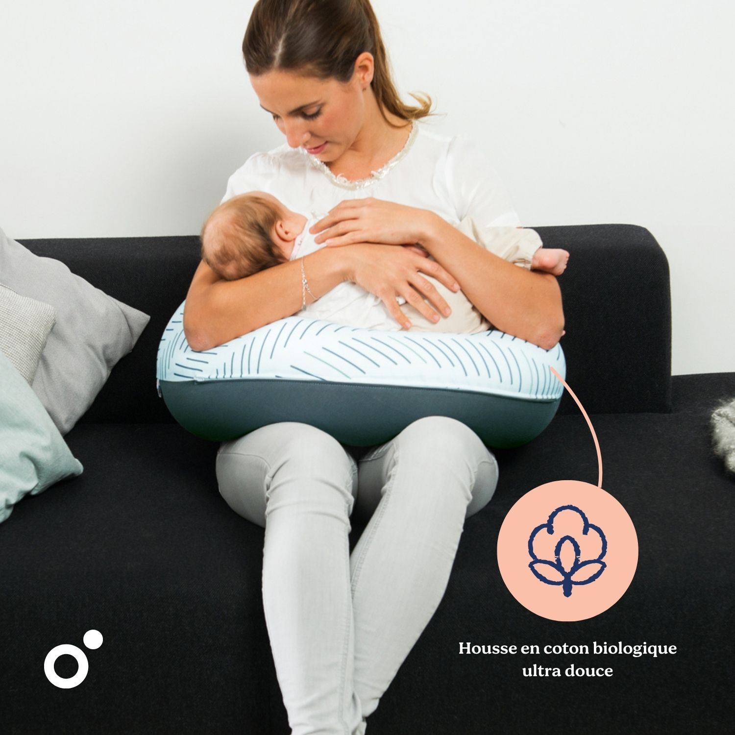 Coussin de maternité Doomoo Ethnic petrol (Doomoo) - Image 2