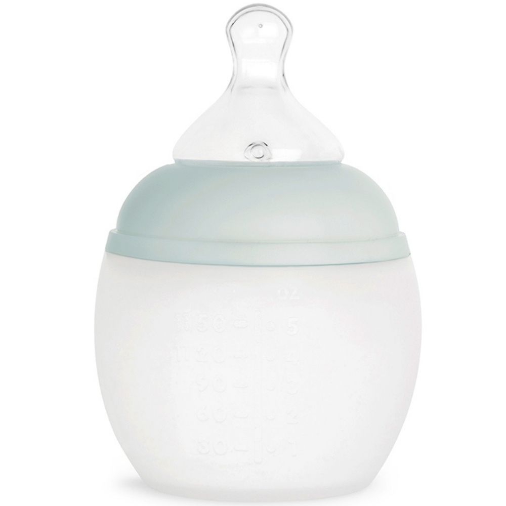 Biberon anti-colique en silicone ivy green (150 ml) (Elhée) - Image 6