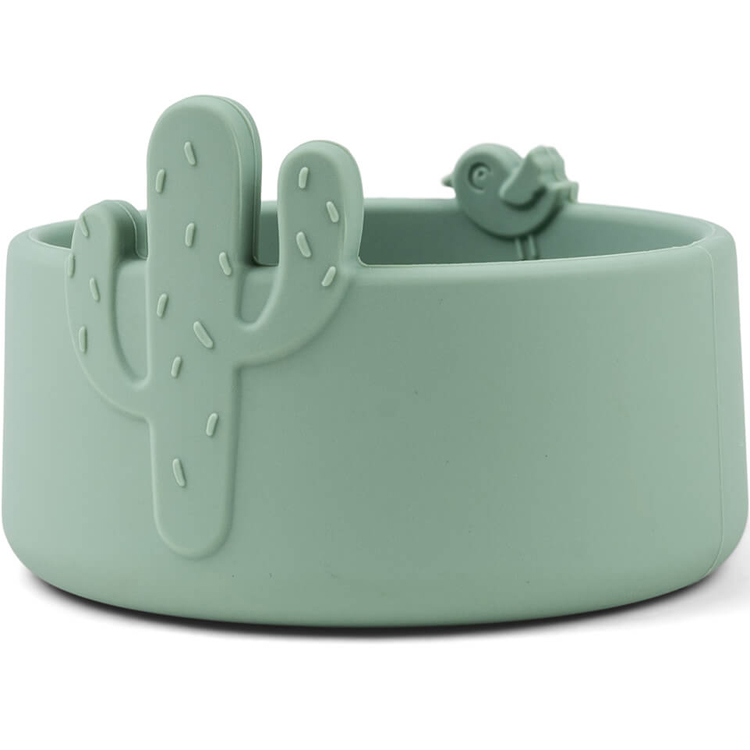 Lot de 2 bols en silicone Lalee sable et vert (Done by deer) - Image 7