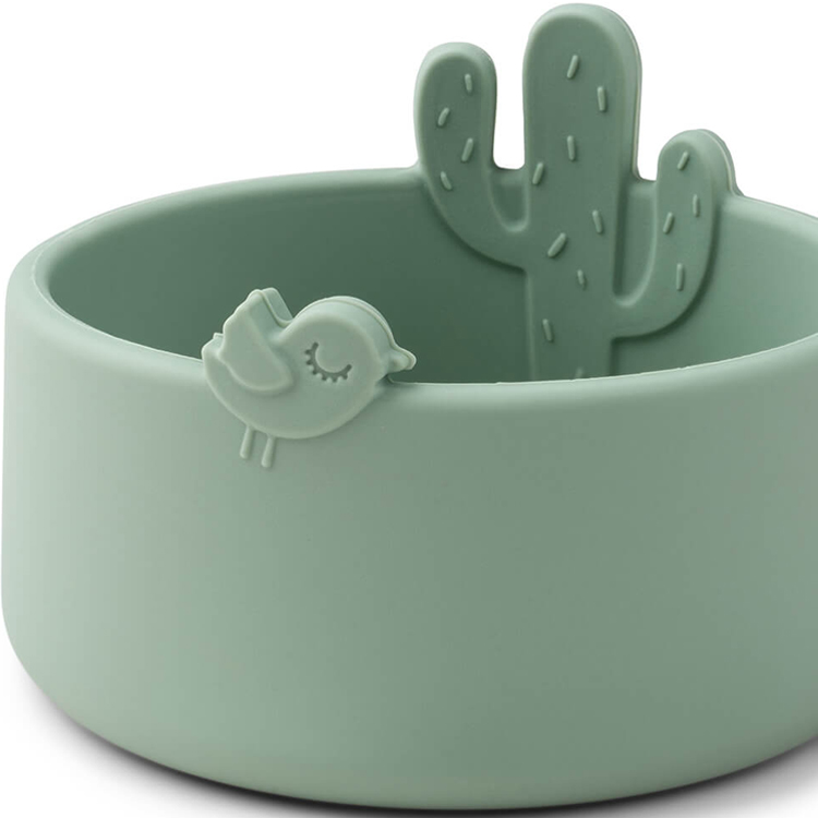 Lot de 2 bols en silicone Lalee sable et vert (Done by deer) - Image 8