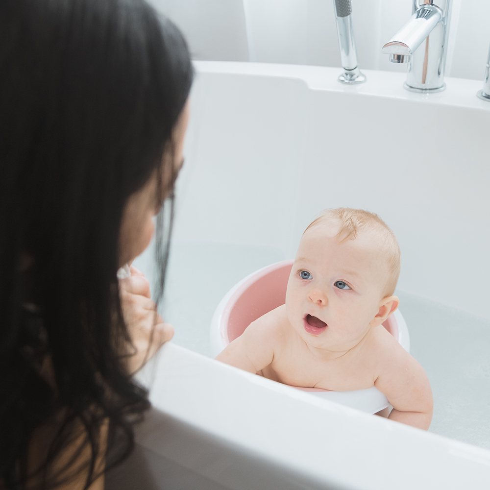 Angelcare - Siège de bain rose clair