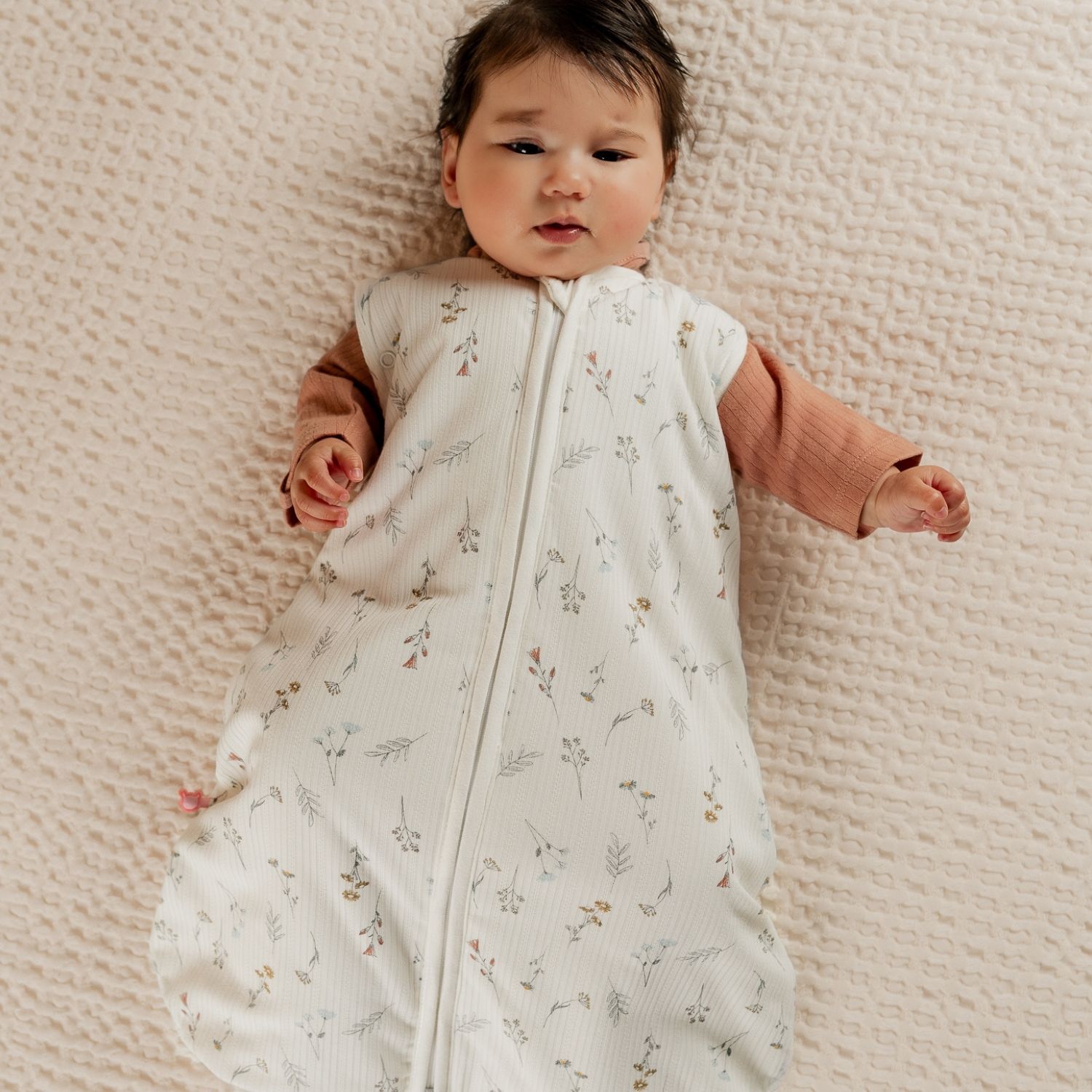 Gigoteuse jersey pointelle Pretty flowers TOG 1.0 - 2.0 (50 cm) (Noukie's) - Image 5