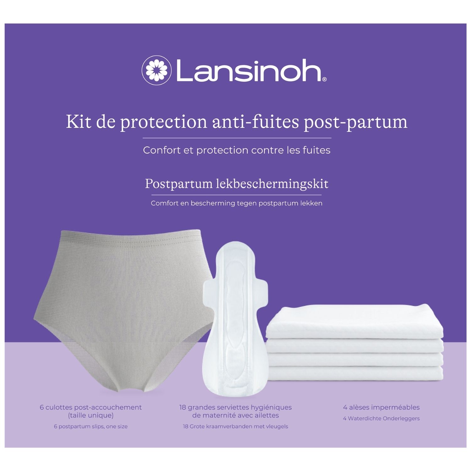 Kit de protection anti-fuites Postpartum (Lansinoh) - Image 7