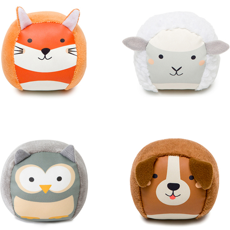 Lot de 4 balles doudous Ferme Doodballs (Little Big Friends) - Image 1