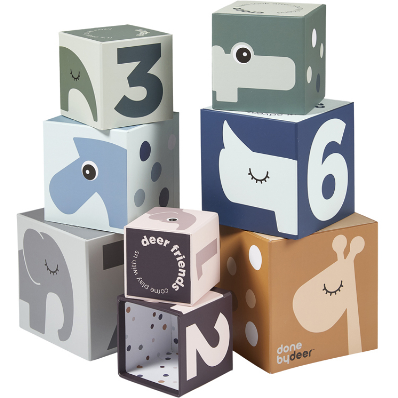 Cubes à empiler Deer Friends (8 cubes) (Done by deer) - Image 1