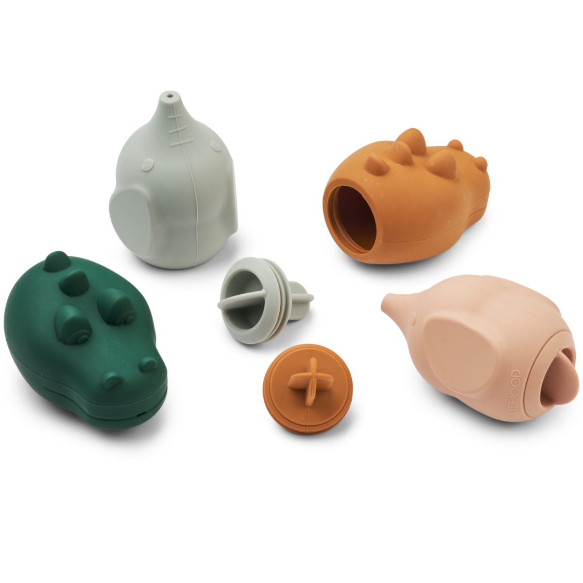 Lot de 4 jouets de bain Carolina Dove Blue