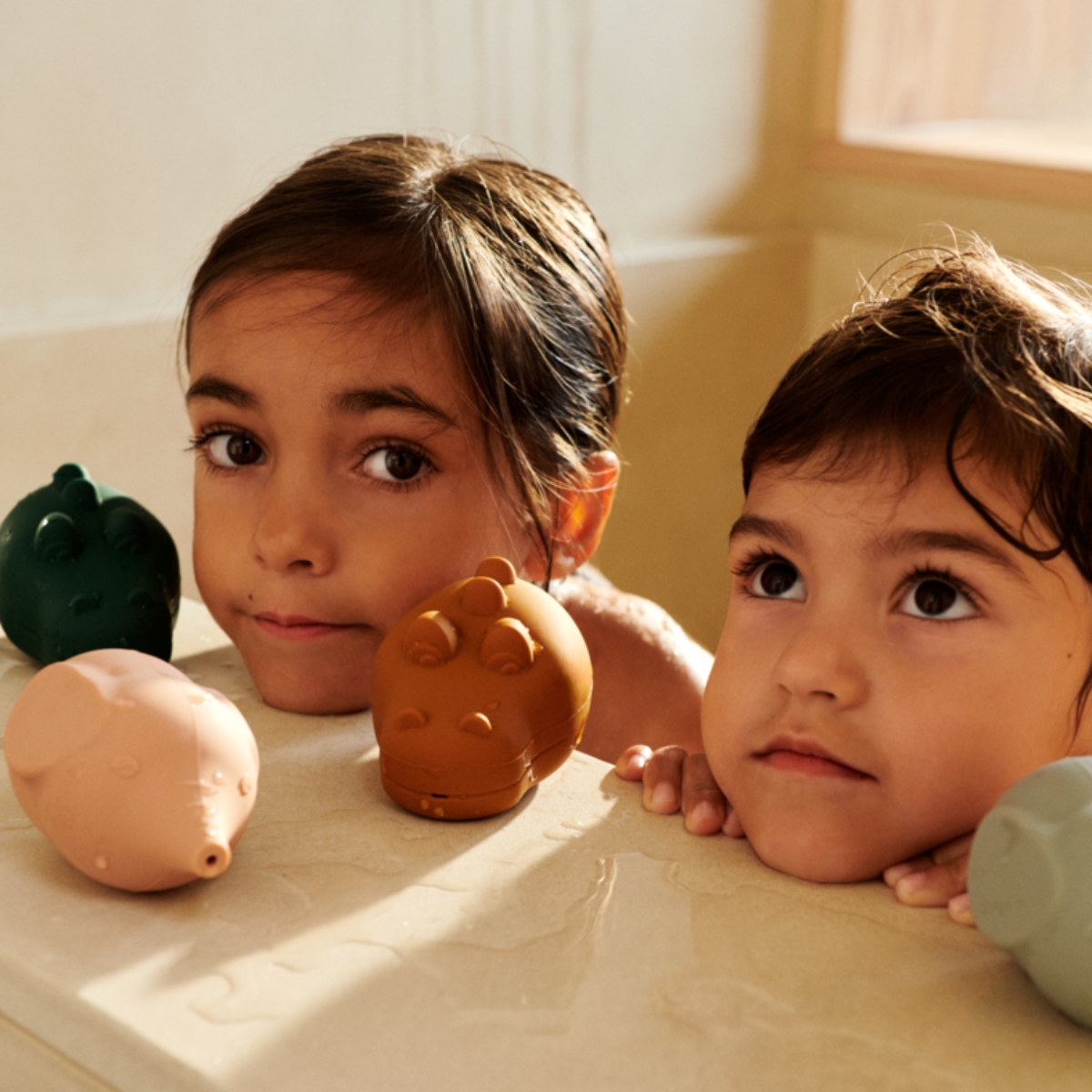 Lot de 4 jouets de bain Carolina Dove Blue (Liewood) - Image 4
