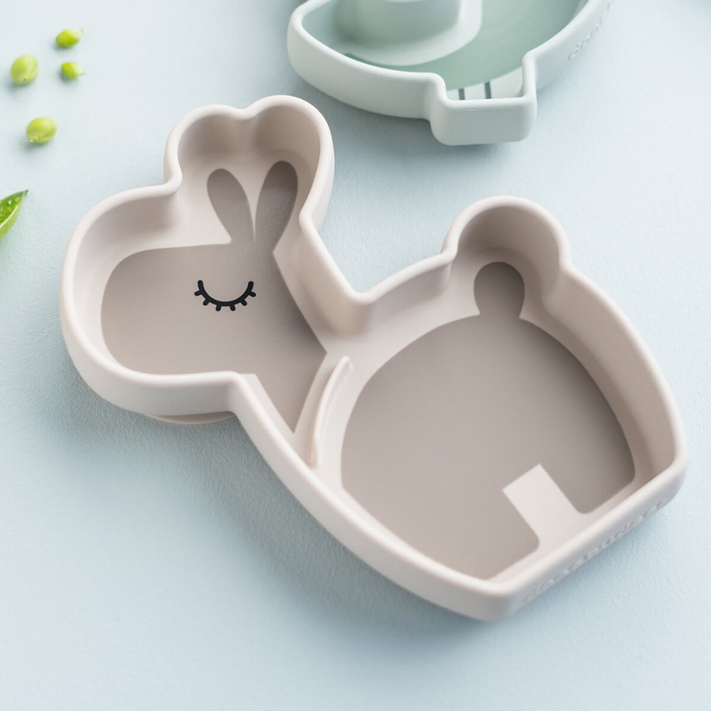 Assiette en silicone avec ventouse Lalee Sable (Done by deer) - Image 1