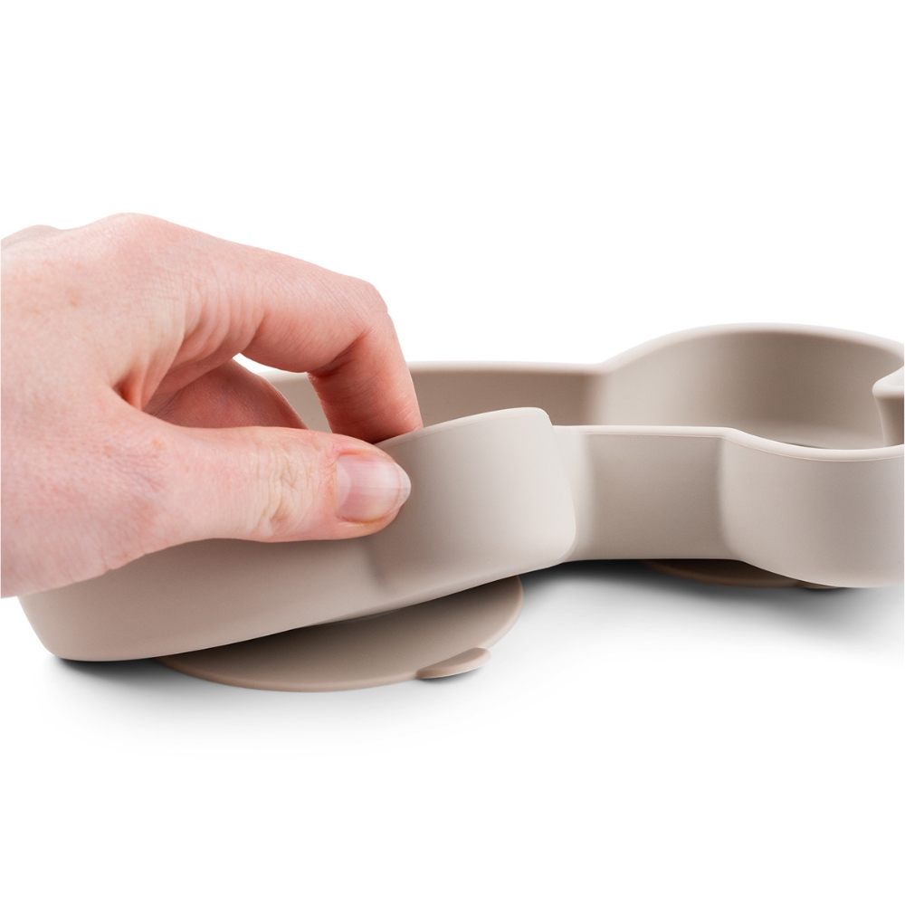 Assiette en silicone avec ventouse Lalee Sable (Done by deer) - Image 6