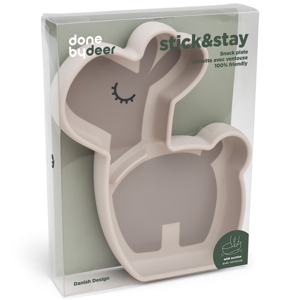 Assiette en silicone avec ventouse Lalee Sable (Done by deer) - Image 8