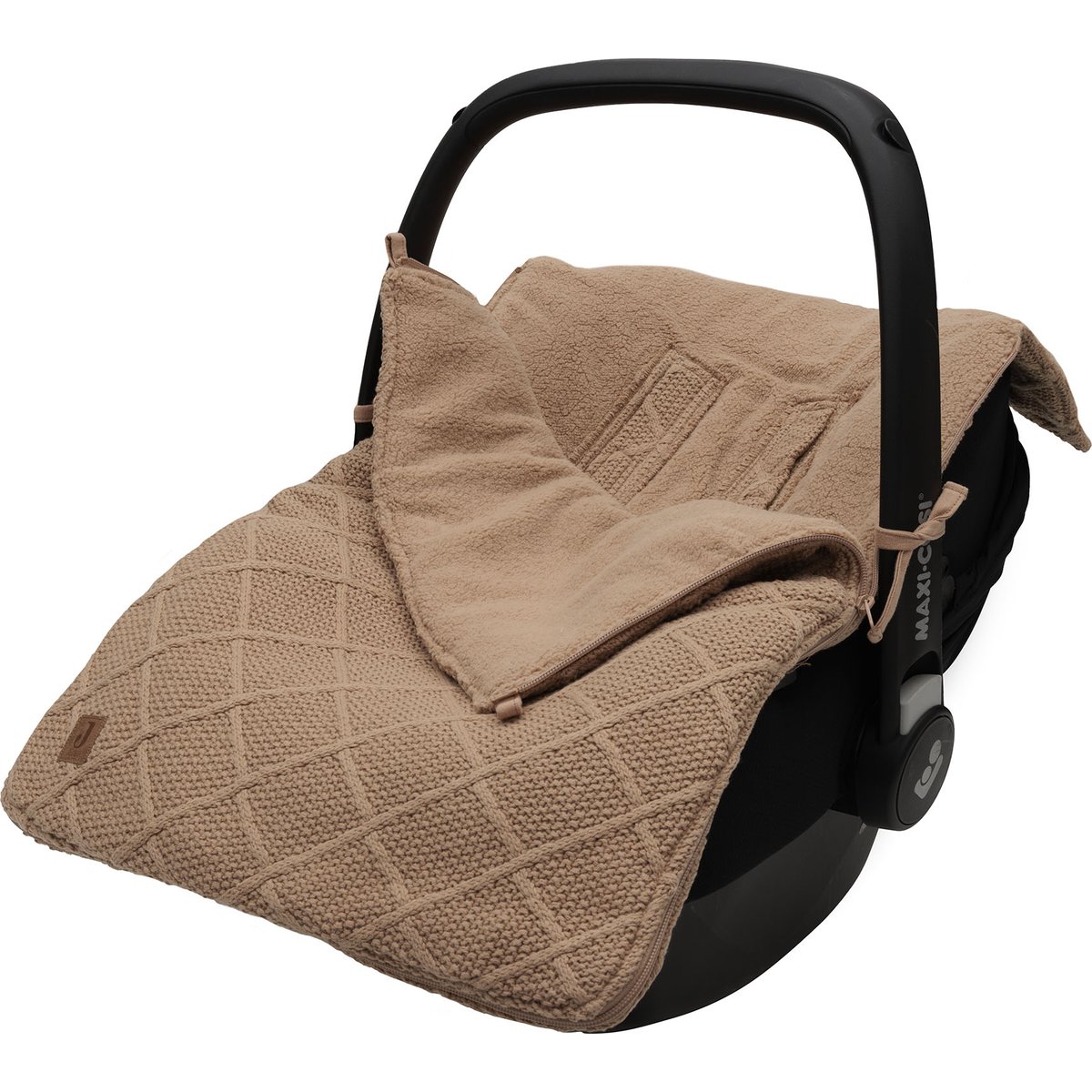 Nid d'ange passe sange Check Knit Biscuit (groupe 0+)