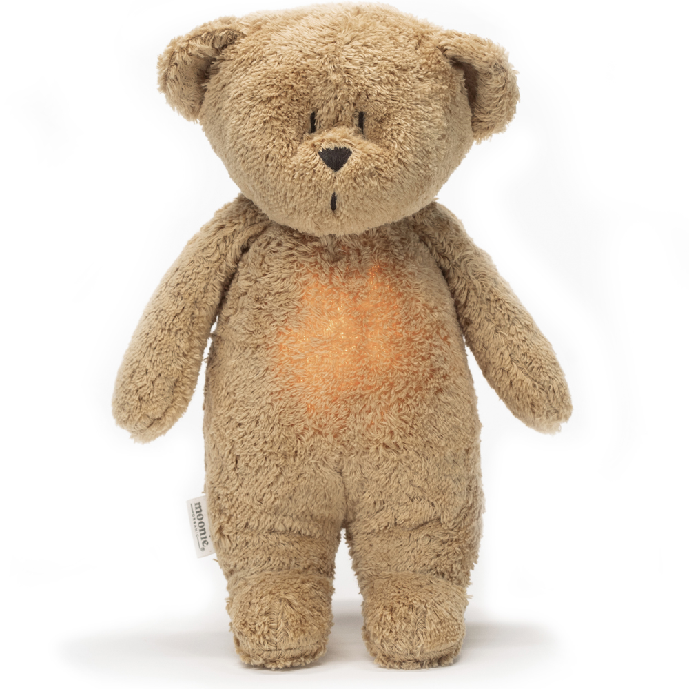 Peluche veilleuse Ours cappuccino (Moonie) - Image 1