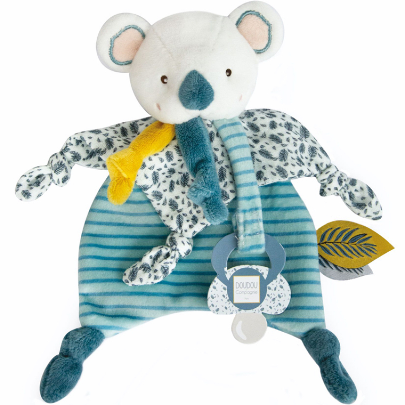 Doudou et Compagnie - Coffret doudou attache sucette Yoca le koala (20 cm)