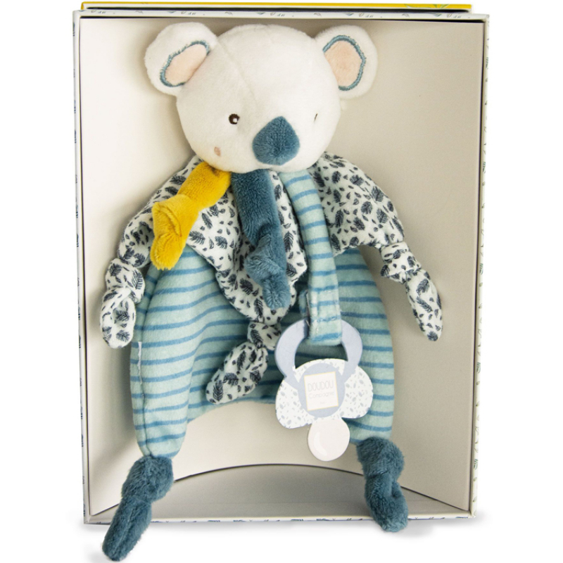 Coffret doudou attache sucette Yoca le koala (20 cm) (Doudou et Compagnie) - Image 3