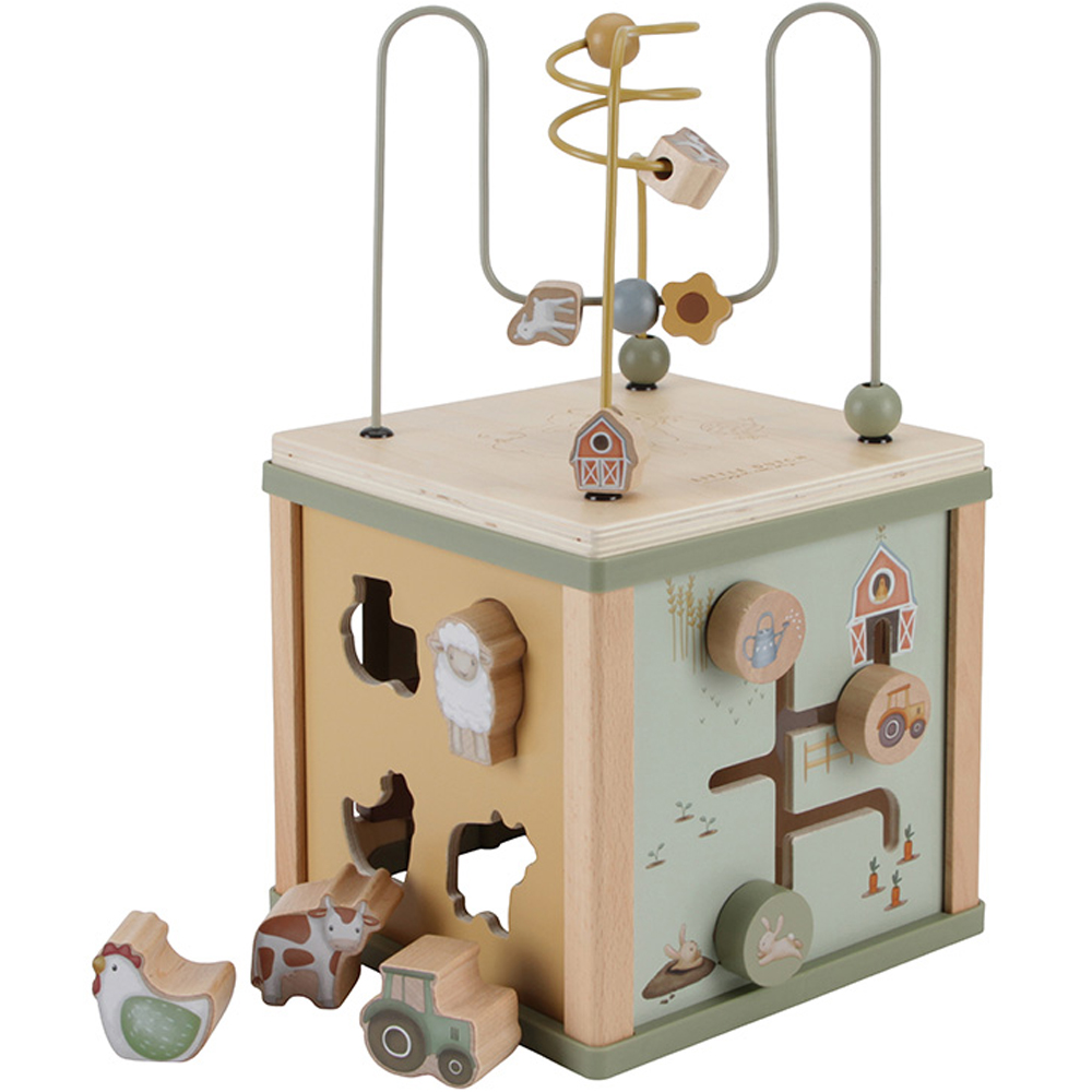 Little Dutch - Cube d'activités en bois Little Farm
