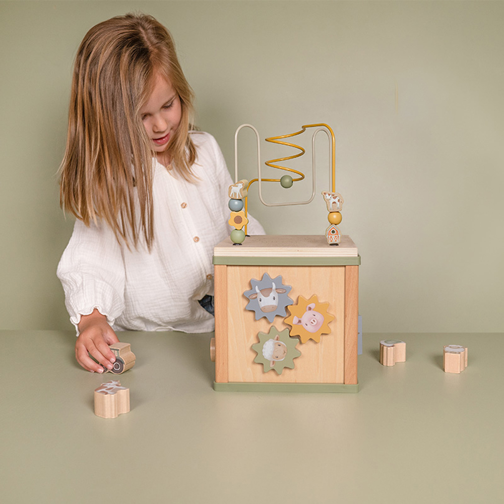 Cube d'activités en bois Little Farm (Little Dutch) - Image 2