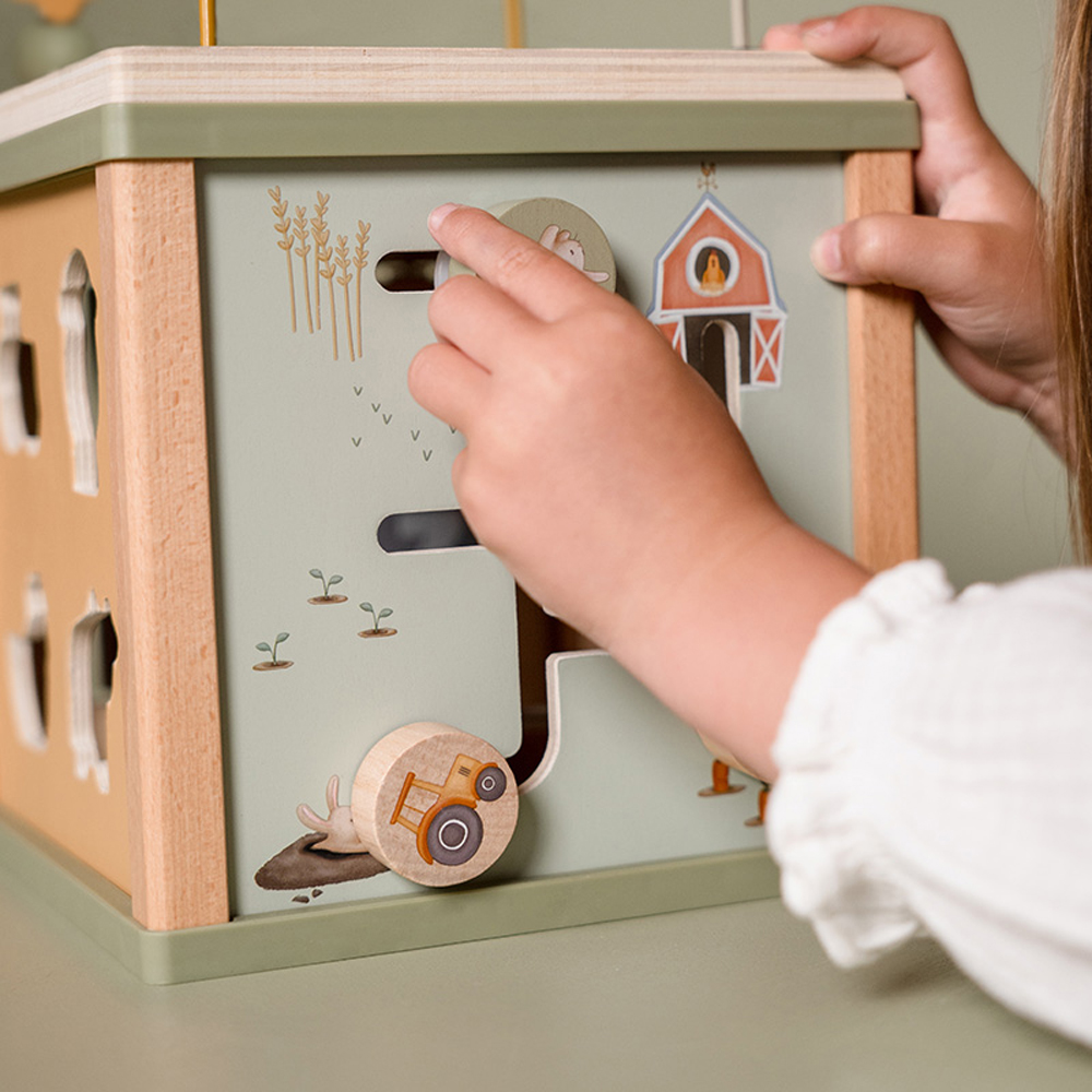 Cube d'activités en bois Little Farm (Little Dutch) - Image 3