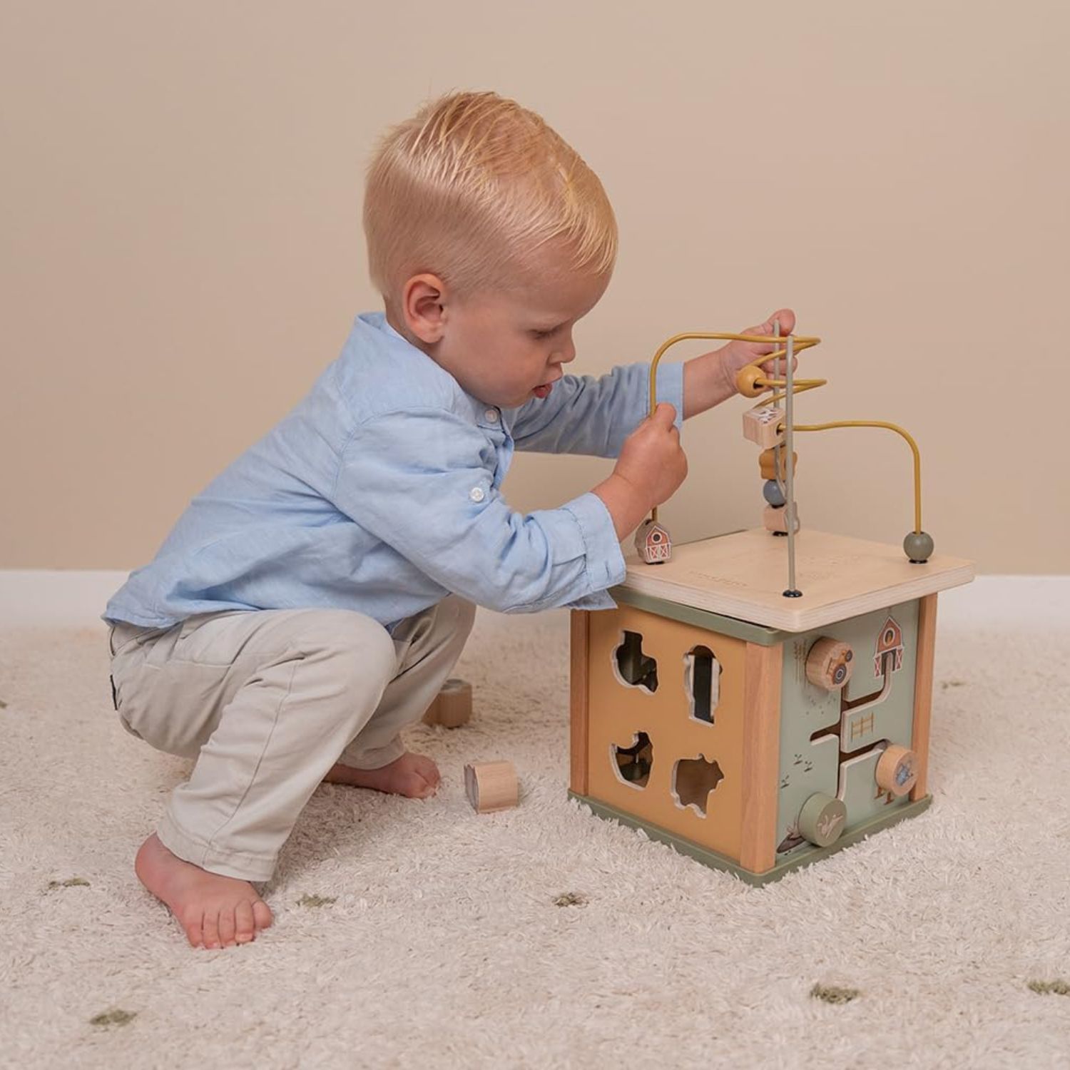 Cube d'activités en bois Little Farm (Little Dutch) - Image 4