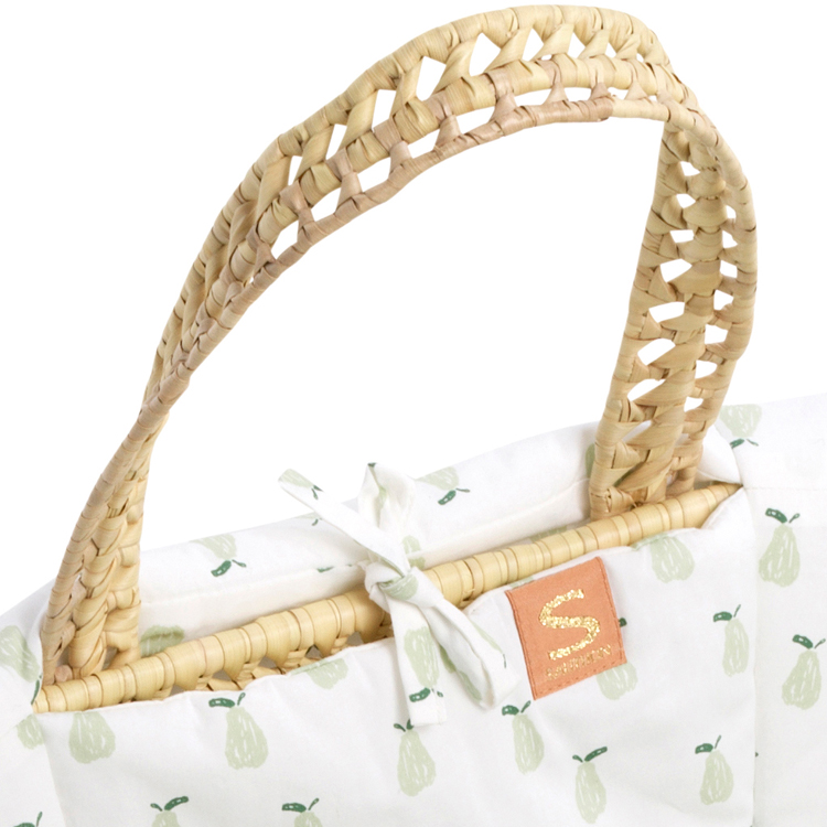 Couffin souple en fibres naturelles de palmier Botanica (Sauthon) - Image 5