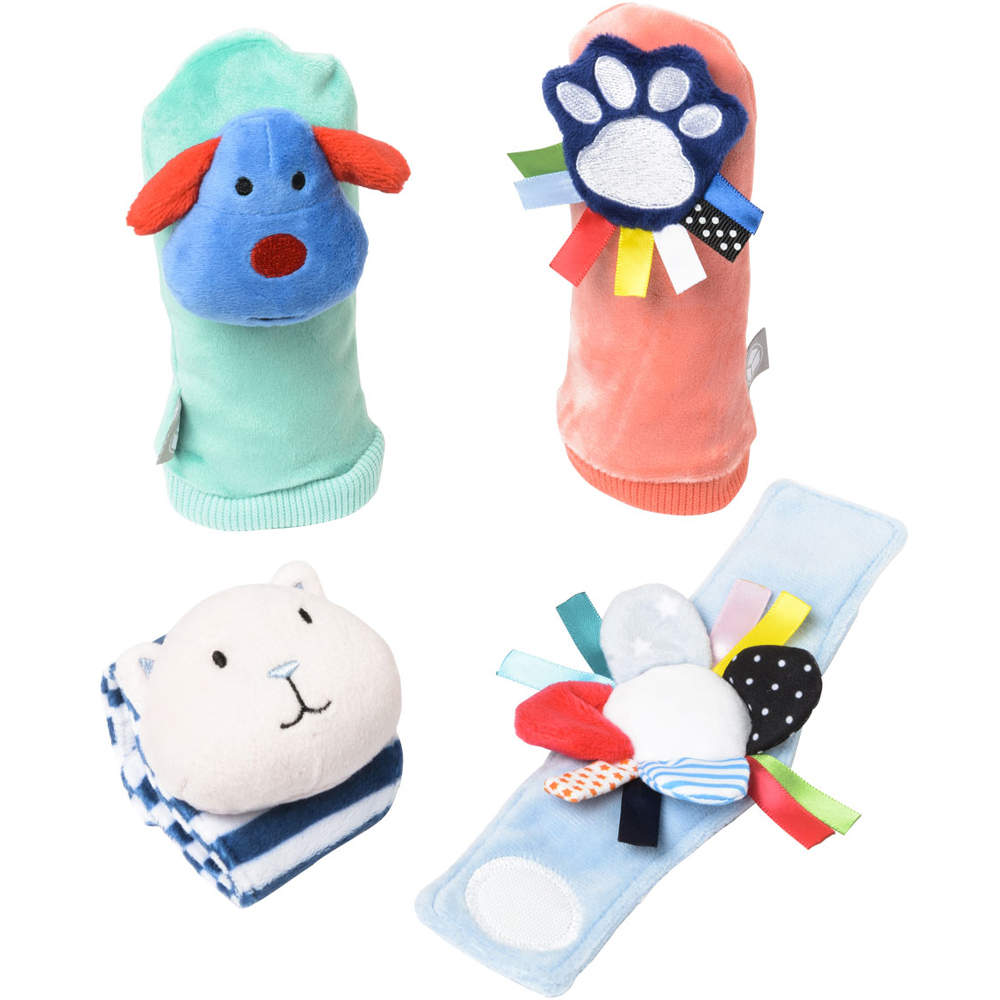 Oxybul - Lot de 4 hochets pieds et poignets