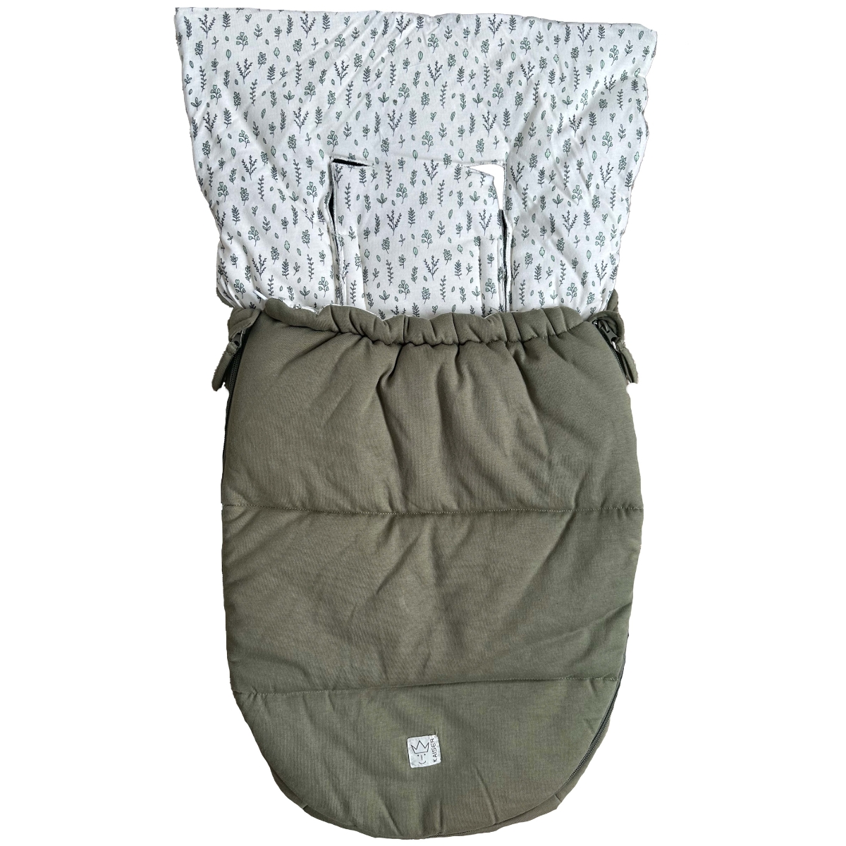 Chancelière bébé jersey Hooded olive green (Kaiser) - Image 7