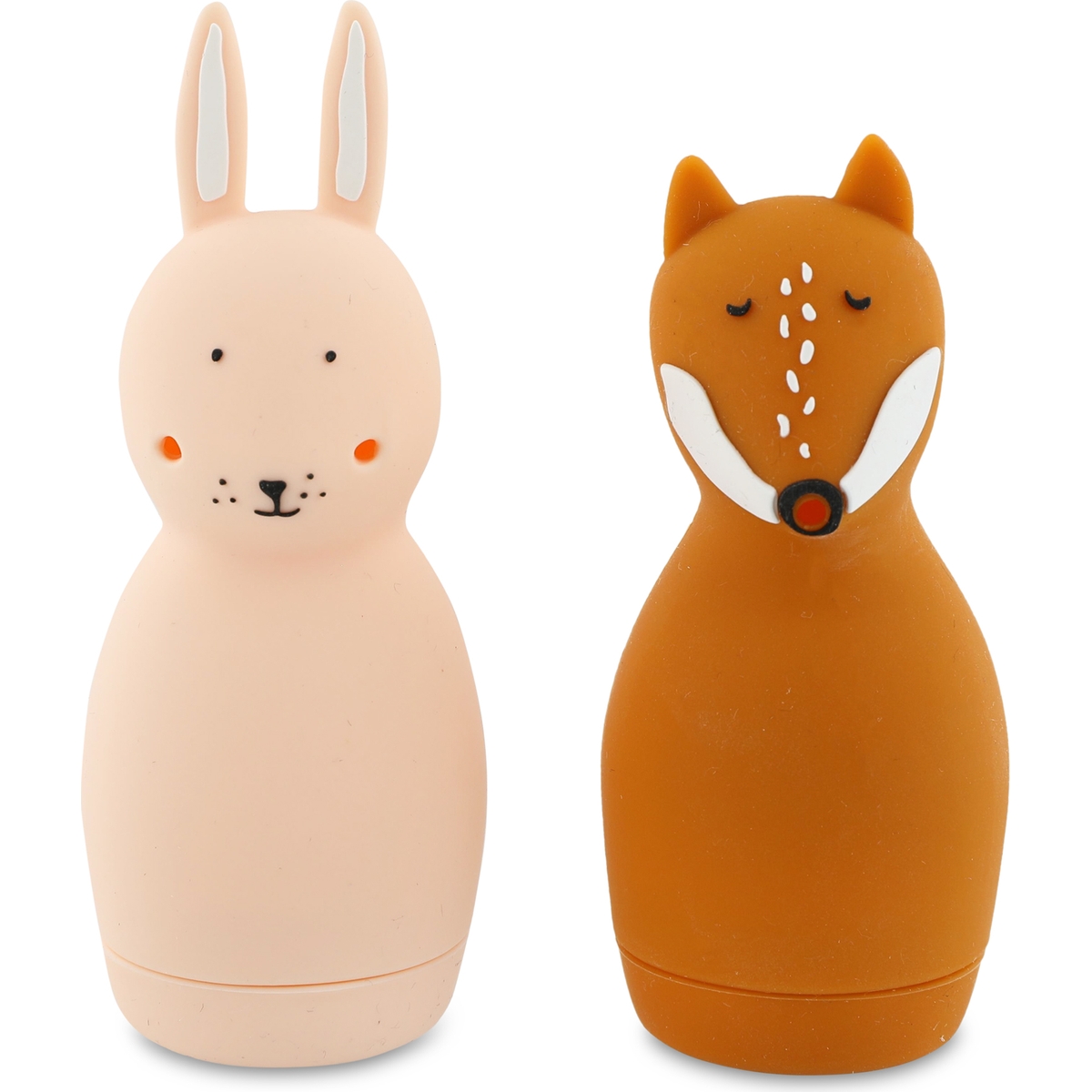 Trixie - Jouets de bain aspergeur Mrs. Rabbit & Mr. Fox (2 pièces)