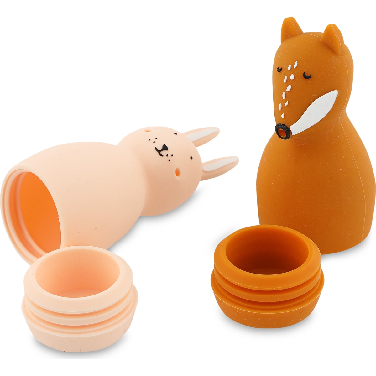 Jouets de bain aspergeur Mrs. Rabbit & Mr. Fox (2 pièces) (Trixie) - Image 1