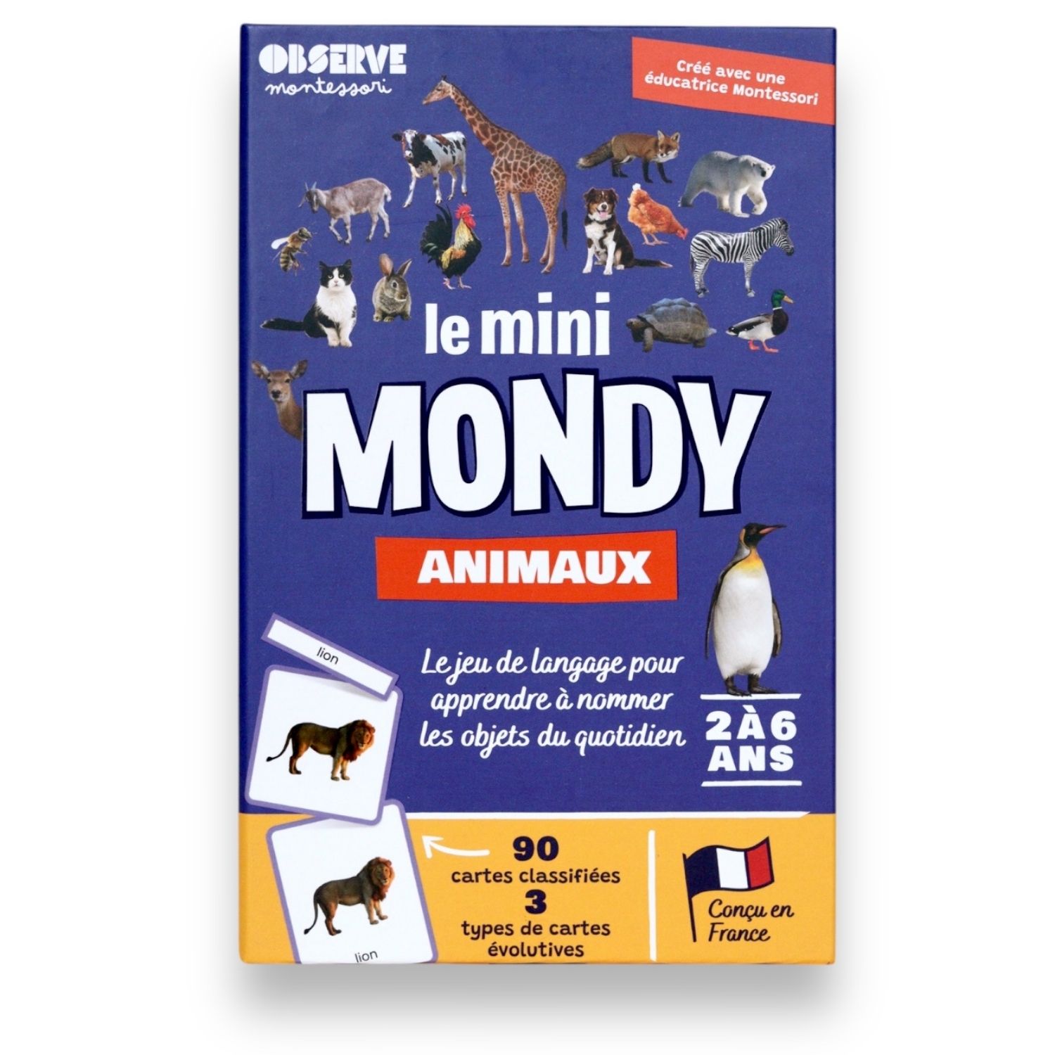 Observe Édition - Coffret Mini Mondy (jeu de langage autour des animaux)