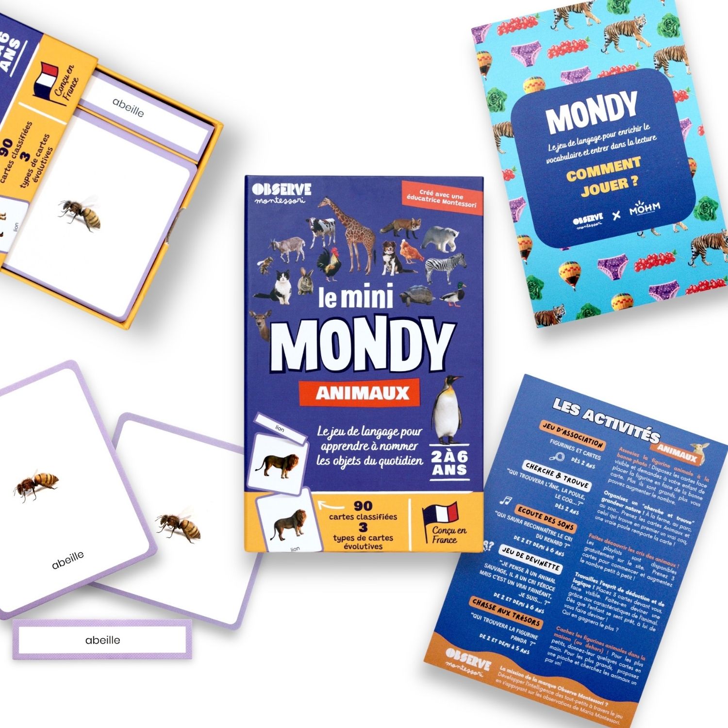 Coffret Mini Mondy (jeu de langage autour des animaux) (Observe Édition) - Image 4