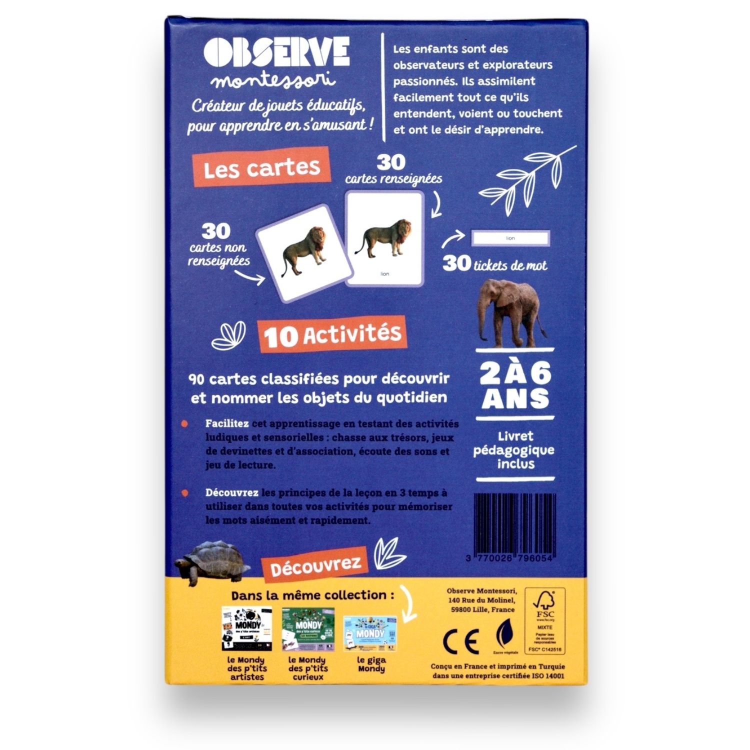 Coffret Mini Mondy (jeu de langage autour des animaux) (Observe Édition) - Image 7