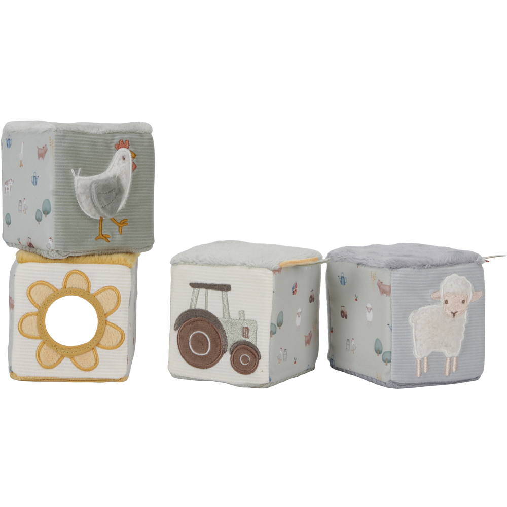 Little Dutch - Lot de 4 cubes doux Little Farm