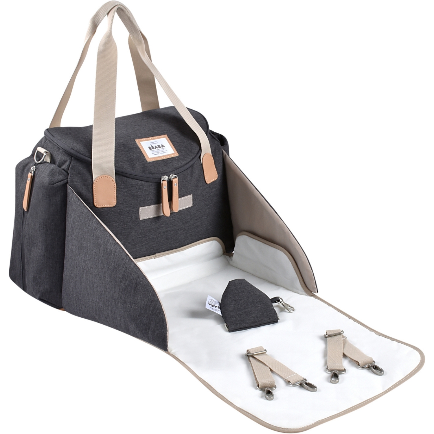 Sac à langer Sydney Gris chiné foncé (Béaba) - Image 6