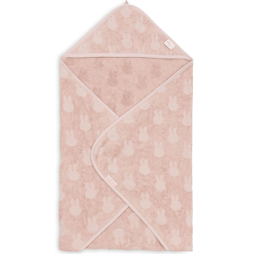 Cape de bain Miffy Jacquard Wild Rose (75 x 75 cm) (Jollein) - Image 1