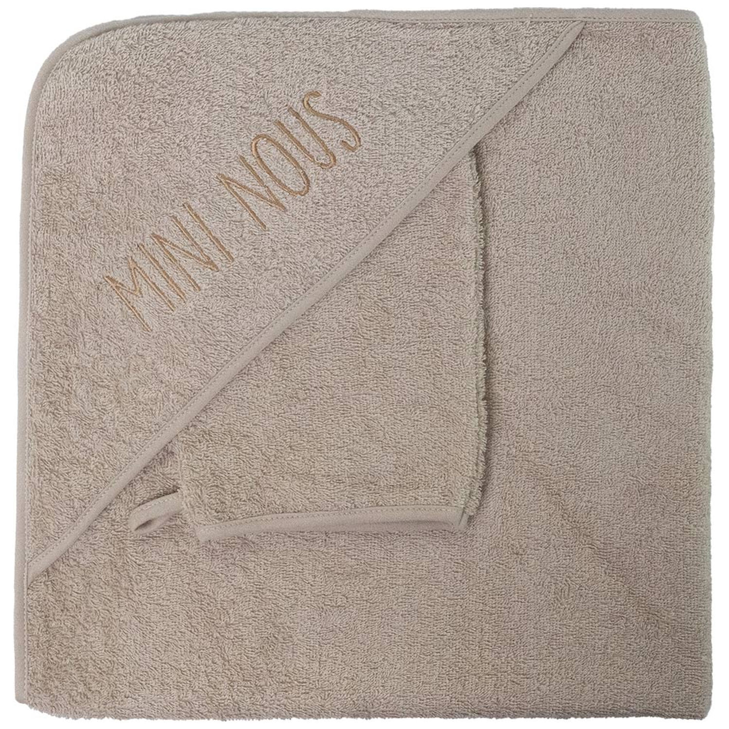 Trois Kilos Sept - Set de bain Mini nous Sable (70 x 70 cm)