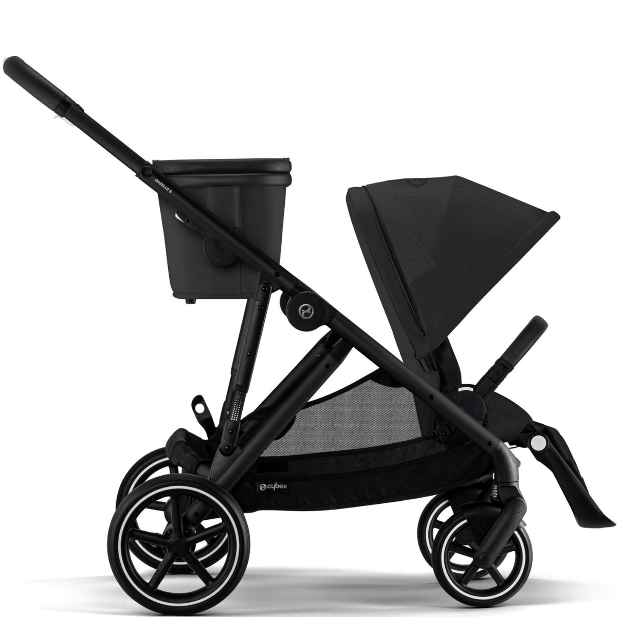 Poussette citadine Gazelle S Moon Black (châssis noir) (Cybex) - Image 2