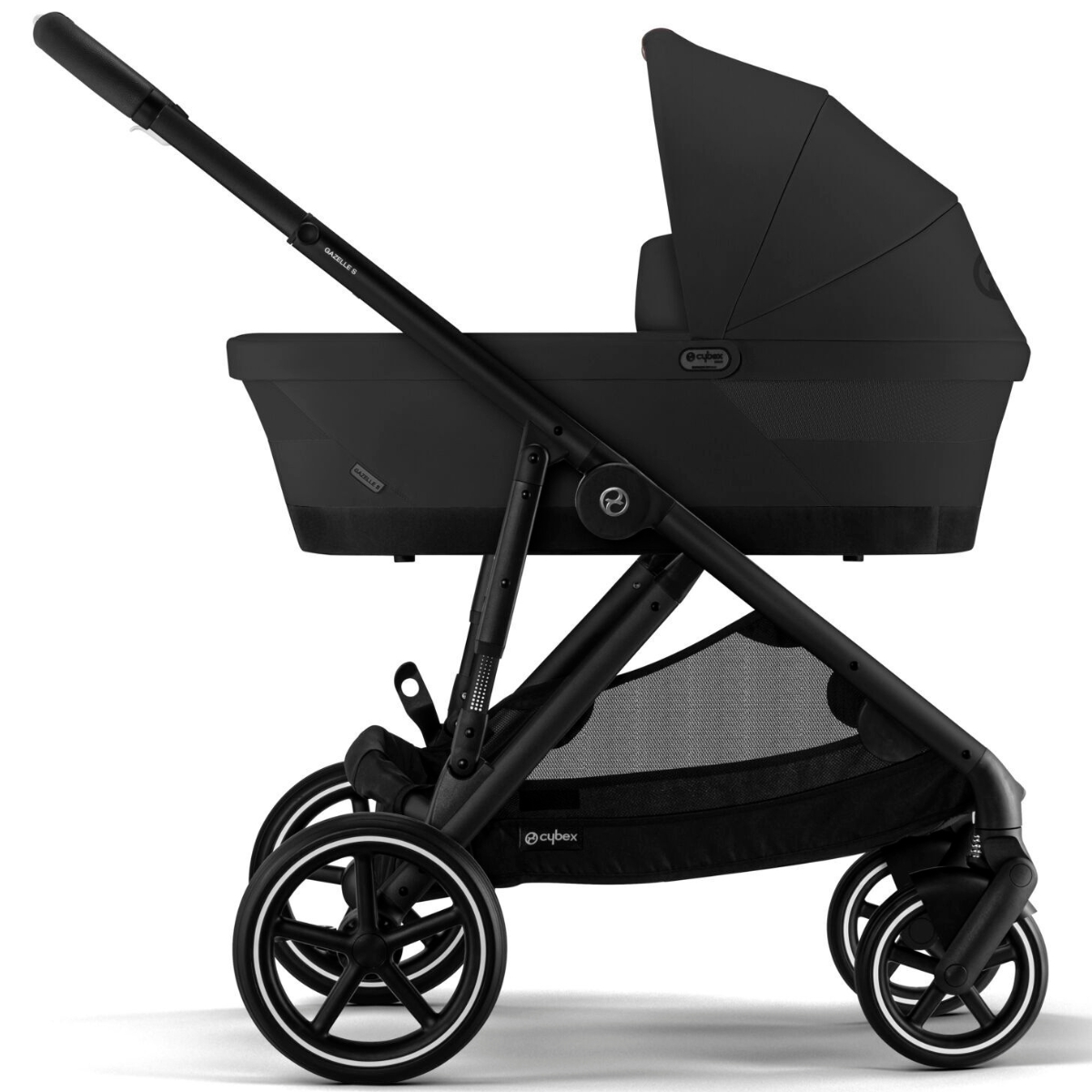 Poussette citadine Gazelle S Moon Black (châssis noir) (Cybex) - Image 4