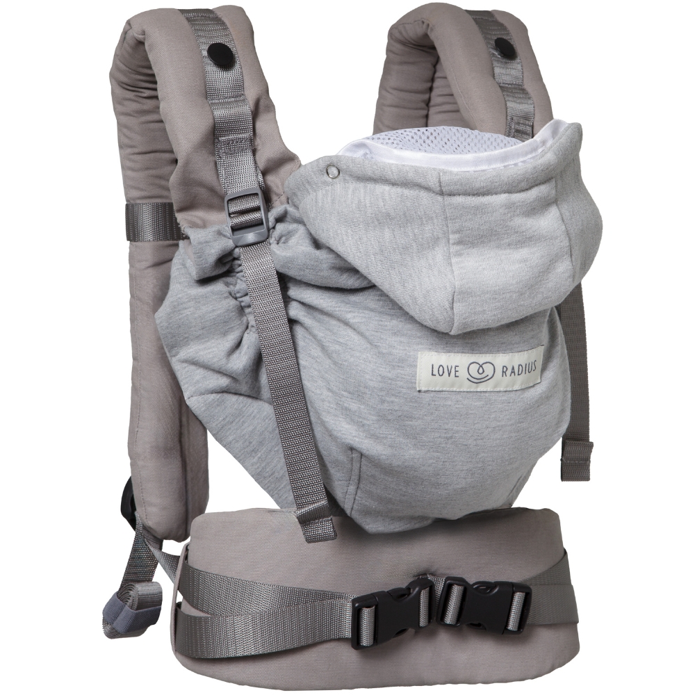 Porte bébé HoodieCarrier 2 Gris Athlétique (Love Radius) - Image 1