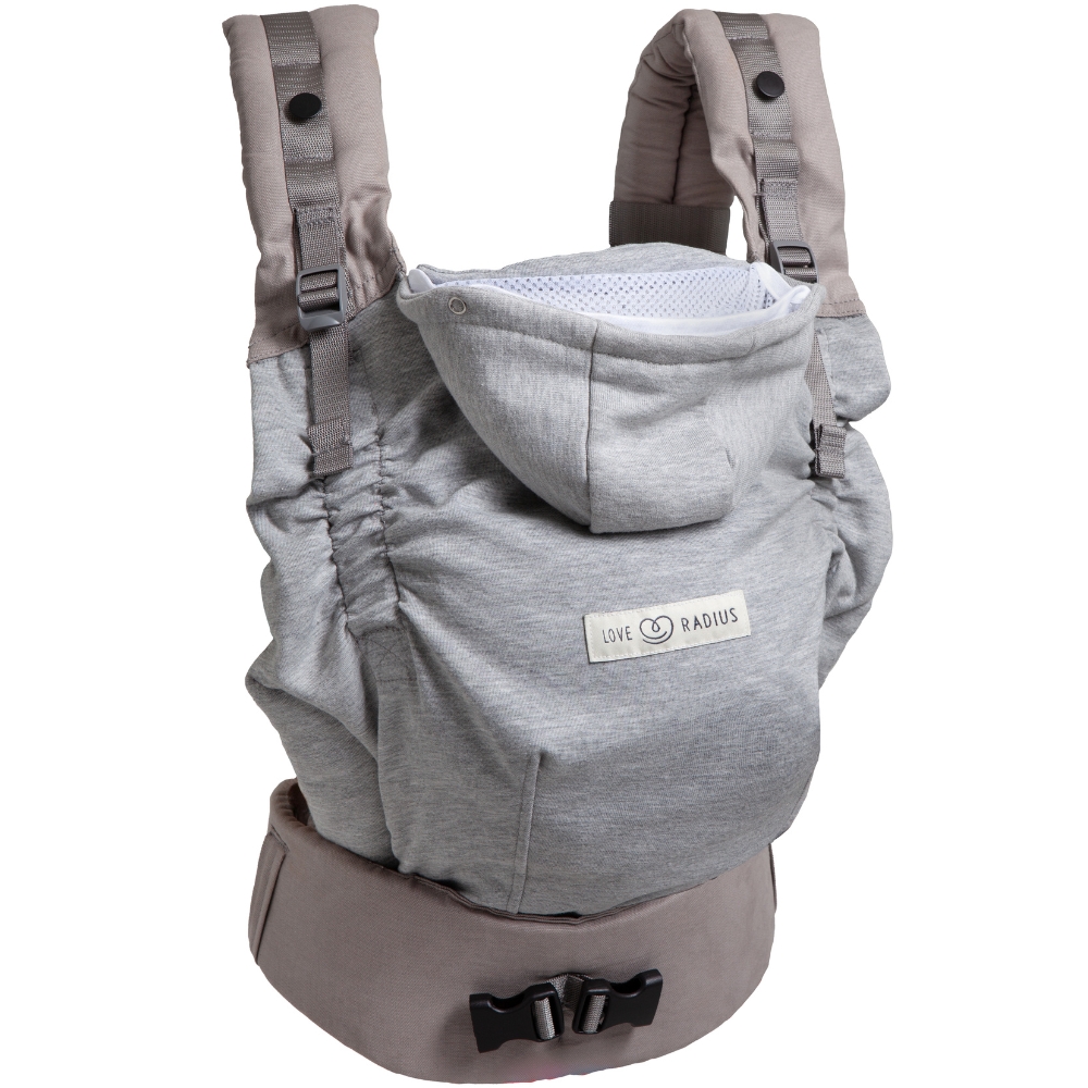 Porte bébé HoodieCarrier 2 Gris Athlétique (Love Radius) - Image 7
