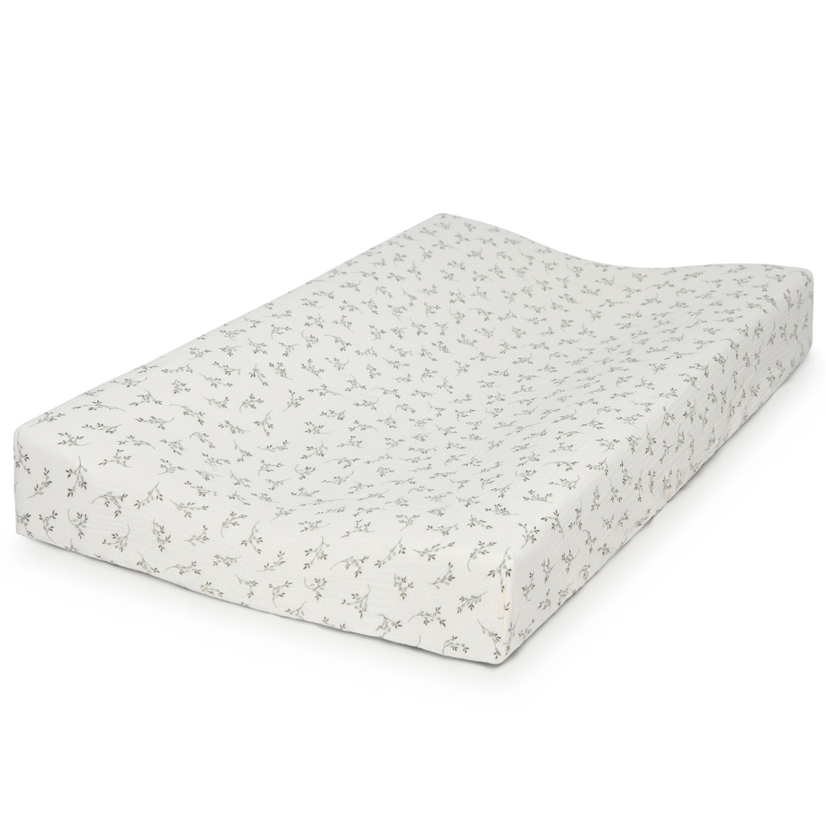 Housse de matelas à langer Olive Bloom (72 x 45 cm) (Babyshower) - Image 1